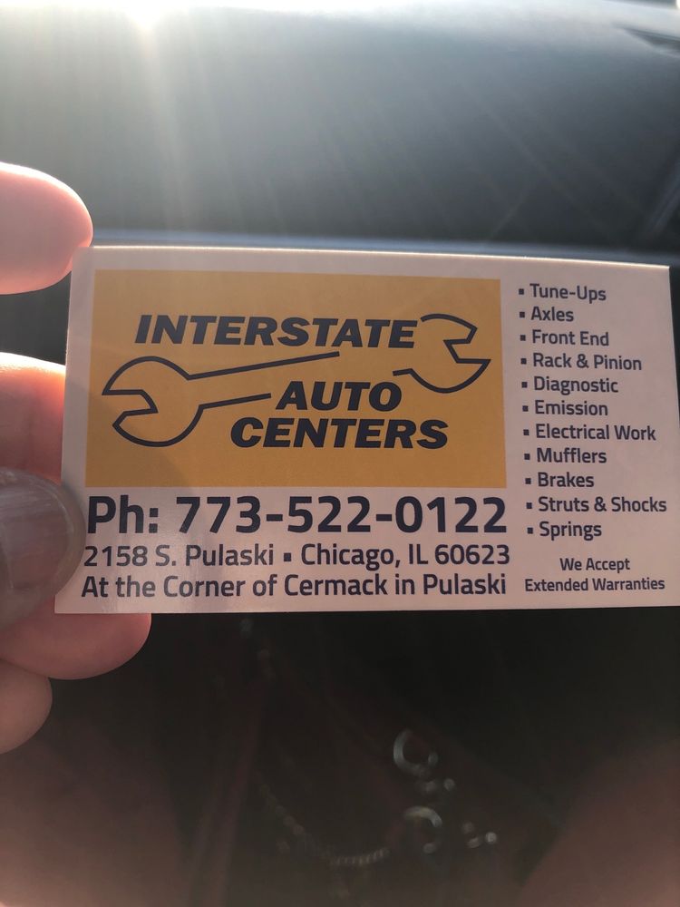 INTERSTATE MUFFLER BRAKE & AUTOMOTIVE REPAIR Updated September 2024