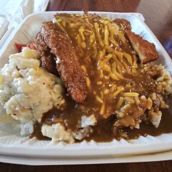 Hamada General Store - 11-5-24. "Katsu Curry" Plate - Salad Near Me - Honolulu, Hawaii
