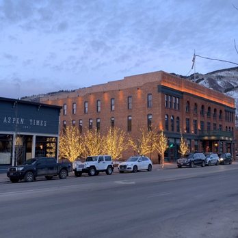 Prospect at Hotel Jerome - Exterior shot of the Jerome Hotel, home to Prospect. - New American Near Me - Aspen, Colorado Prospect at Hotel Jerome - Exterior shot of the Jerome Hotel, home to Prospect. - New American Near Me - Aspen, Colorado