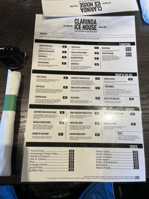Menu photo 2 Clarinda Ice House Clarinda, IA Menu photo 2 Clarinda Ice House Clarinda, IA