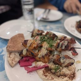 Chicken Shish Tawook Plate
