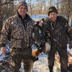 Scarbrough Family Dentistry - Dr. Johnston and Scarbrough enjoying a hunt before heading to the office