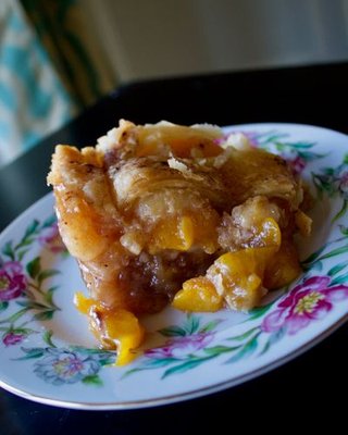 Aunt Evelyn's Peach Cobbler by null