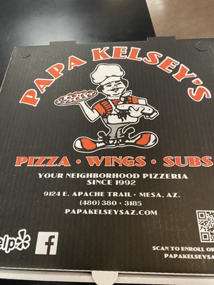 Menu photo 3 Papa Kelsey's Pizza & Subs Mesa, AZ