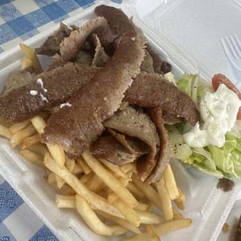 Greek House - Childs Gyros Plate $11.49 (it was huge!!) - Greek Near Me - Norman, Oklahoma Greek House - Childs Gyros Plate $11.49 (it was huge!!) - Greek Near Me - Norman, Oklahoma