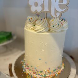 Sugar and Lace Bakery - 3-layer, 6-inch, funfetti birthday cake