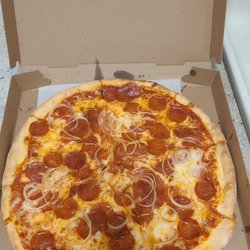 Large Pepperoni and Onion