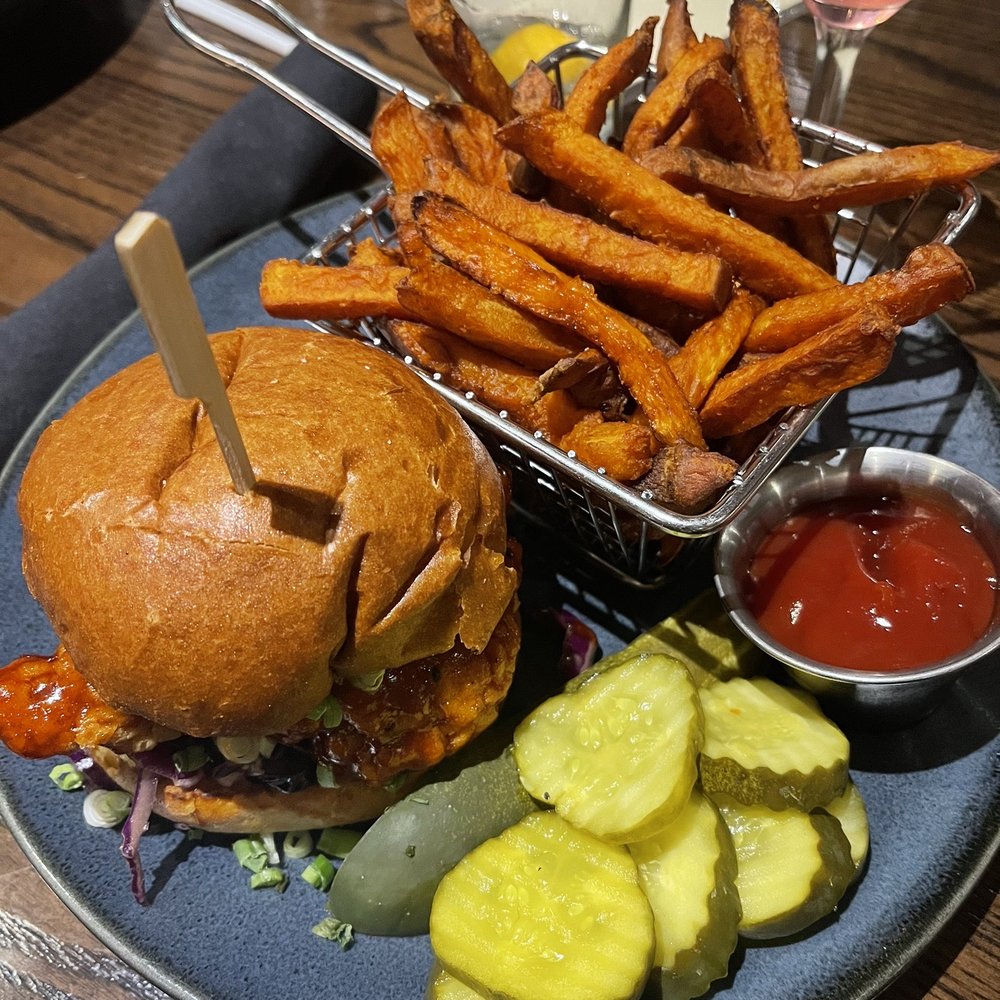 3SIXTY Bistro - Fried chicken sandwich - Bars Near Me - Burlingame, California