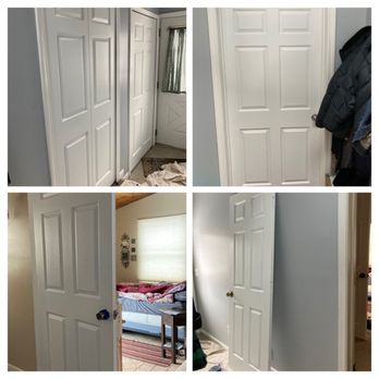 Jesse James Painting - Five doors painted perfectly, no drips! - Painters Near Me Jesse James Painting - Five doors painted perfectly, no drips! - Painters Near Me