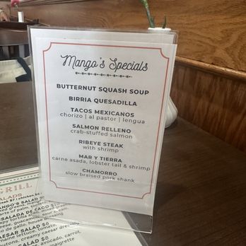 Mango's Grill - Mangos Specials - Mexican Near Me - Laurel, Maryland