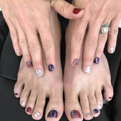 Brilliant Nails by Jean - Happy 4th