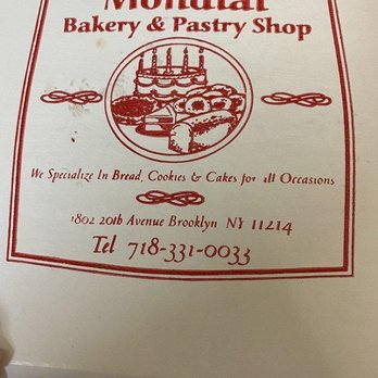 Mondial Bakery - the front of the box - Bakeries Near Me - Brooklyn, New York Mondial Bakery - the front of the box - Bakeries Near Me - Brooklyn, New York
