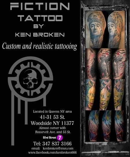Fiction Tattoo Logo