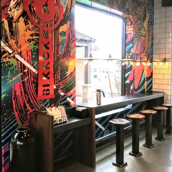 Black Rock Coffee Bar - a colorful mural on the wall - Coffee & Tea Near Me - Scottsdale, Arizona