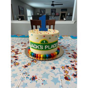 Sunflour Bakeshop - a 1 year old birthday cake - Cupcakes Near Me - Marlton, New Jersey