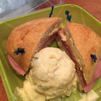 Bites - Italian sandwich on delicious Ciabatta with potato salad. - Sandwiches Near Me - Los Angeles, California