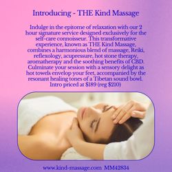 Kind Massage - The Ultimate 2 hour  massage!