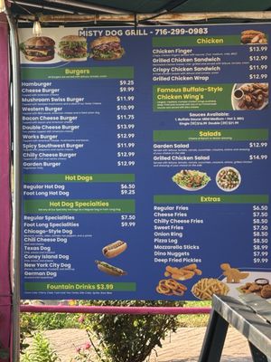 Menu photo 1 Misty Dog Grill Niagara Falls, NY