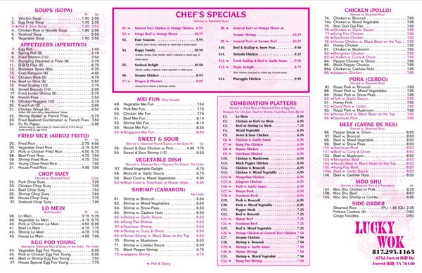 Menu photo 4 Lucky Wok Forest Hill, TX Menu photo 4 Lucky Wok Forest Hill, TX