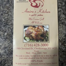 Menu front Menu front