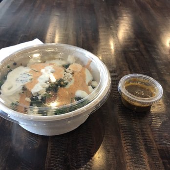 mezeh - Kid bowl with spicy sauce - Mediterranean Near Me - Charlottesville, Virginia