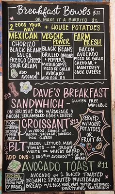 Menu photo 2 828 Cafe Franklin, NC