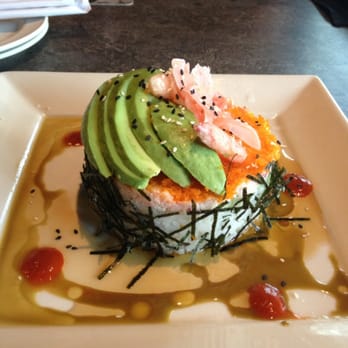 Yard House - Great pricing on happy hour!  This was the California Roll...different but fabulous! - New American Near Me - Honolulu, Hawaii