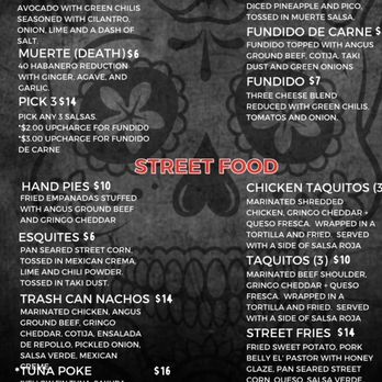 Amante Tacos & Spirits - the menu - Tacos Near Me - Greenville, North Carolina Amante Tacos & Spirits - the menu - Tacos Near Me - Greenville, North Carolina