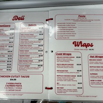 Frankie’s Italian Deli - Menu - Delis Near Me - Riverview Fl, Florida