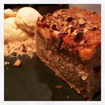 Market Lane - Warm apple and hazelnut streusel cake with caramel ice cream - Irish Near Me - Cork, Colorado Market Lane - Warm apple and hazelnut streusel cake with caramel ice cream - Irish Near Me - Cork, Colorado