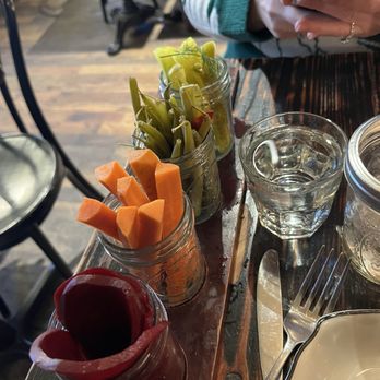 Jacob's Pickles - Dilly Green Beans, Sweet & Spicy Carrots, Big Dill Kosher Cukes, Candied Red Beets - Comfort Food Near Me - New York, New York