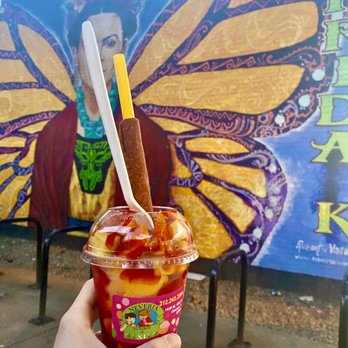 Paleteria El Sabor De Mexico - Mangonada - Ice Cream & Frozen Yogurt Near Me - Chicago, Illinois