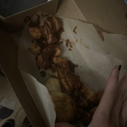 Domino's Pizza - Cold cinnamon twists that were overbaked and don't have icing