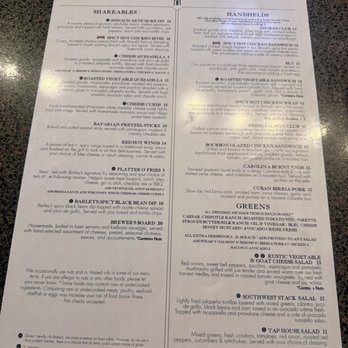 Barley's Kitchen + Tap - Menu - Beer Bar Near Me - Shawnee, Kansas