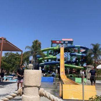 Six Flags Hurricane Harbor - View from Bimini, - Water Parks Near Me - Valencia, California Six Flags Hurricane Harbor - View from Bimini, - Water Parks Near Me - Valencia, California