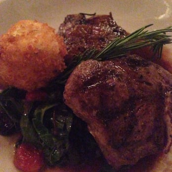 Sardine - Lamb chops and goat cheese croquette - French Near Me - Madison, Wisconsin Sardine - Lamb chops and goat cheese croquette - French Near Me - Madison, Wisconsin