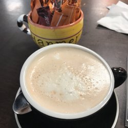 Hanmer Bakery & Cafe - King Chai Latte with Tumeric, very good.