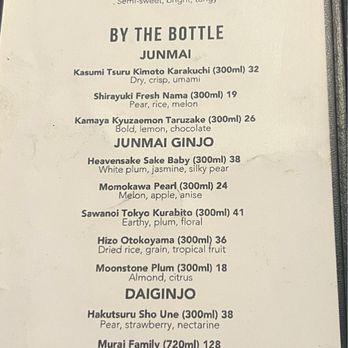 Beyond Sushi - Menu - Vegan Near Me - New York, New York