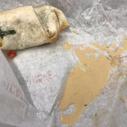 Tropical Smoothie Cafe - Poor excuse of a breakfast wrap.