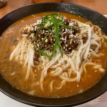 Szechuan Garden - Dan Dan Noodles (with Homemade Noodles) - Chinese Near Me - Fair Oaks, California