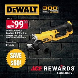 Ruggiero's Ace Hardware - Deals built for Dad
This June, score select DeWalt tools for just $99 at Ace -- just in time for Father's Day!