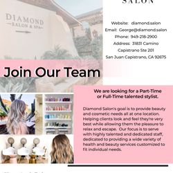 Diamond Salon & Spa - Join Our Team