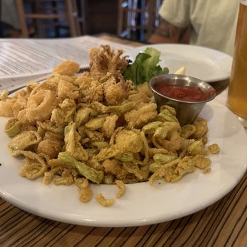 Point 57 - Calamari. Better without the marinara. - Seafood Near Me - Cape Coral, Florida Point 57 - Calamari. Better without the marinara. - Seafood Near Me - Cape Coral, Florida