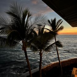 Kona Tiki Hotel - Sunset from our lanai (balcony).