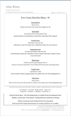 Menu photo 7 Atlas Bistro Scottsdale, AZ