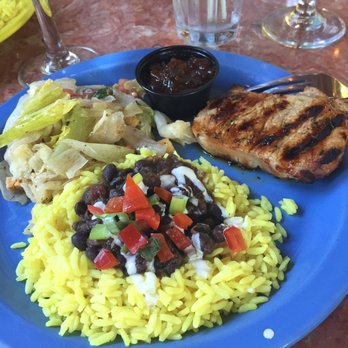 Rae's Coastal Cafe - Jerk Pork.. cooked to perfection. Yum! - Seafood Near Me - Augusta, Georgia