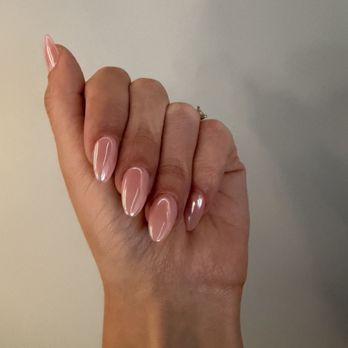 Aura Nail Lab - Gel x set with chrome - Nail Salons Near Me - Santa Monica, California Aura Nail Lab - Gel x set with chrome - Nail Salons Near Me - Santa Monica, California
