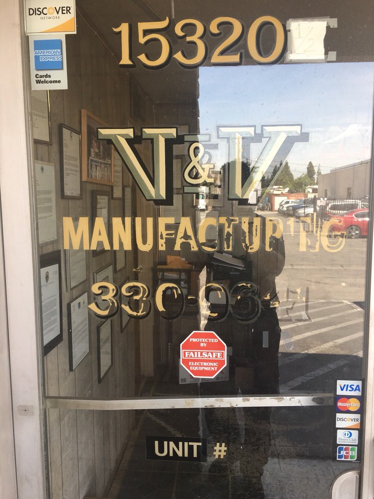 V & V MANUFACTURING Updated March 2024 15320 Proctor Ave, City