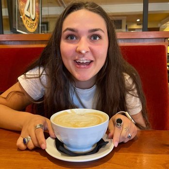 Marche - My Beautiful Child drinking a Cafe Au Lait - French Near Me - Eugene, Oregon