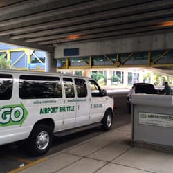 GO Airport Shuttle & Executive Car Service - Curbside kiosk at FLL